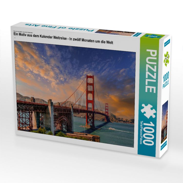 Produktbild: CALVENDO Puzzle Ein Motiv aus dem Kalender Weltreise - In zw&ouml;lf Monaten um die Welt | 1000 Teile Lege-Gr&ouml;&szlig;e 64x48cm Foto-Puzzle f&uuml;r gl&uuml;ckliche Stunden