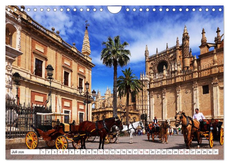 Produktbild: Santa Mar&iacute;a de la Sede (Wandkalender 2026 DIN A4 quer), CALVENDO Monatskalender