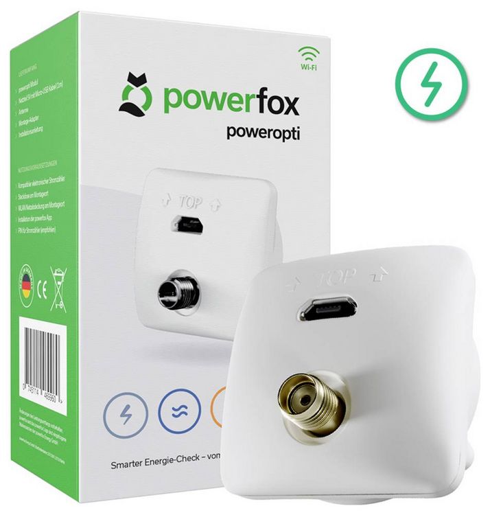 Produktbild: Powerfox poweropti Variante 3 PA201902 Energiekosten-Messger&auml;t-Zubeh&ouml;r mit App-Steuerung