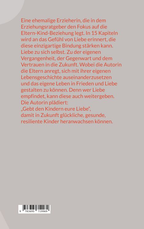 Produktbild: Gebt den Kindern eure Liebe
