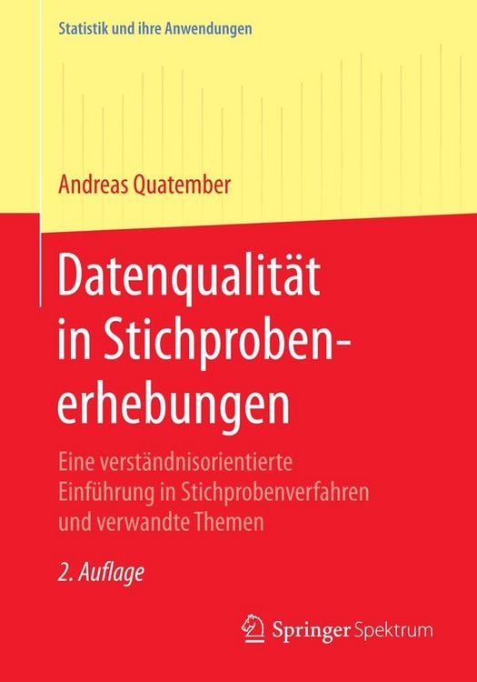 Produktbild: Datenqualität in Stichprobenerhebungen