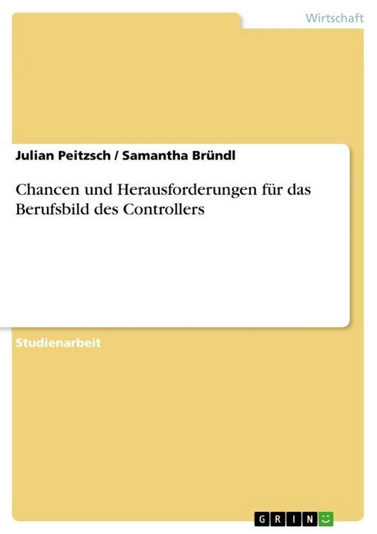 Produktbild: Chancen und Herausforderungen f&uuml;r das Berufsbild des Controllers