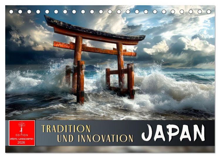 Produktbild: Japan - Tradition und Innovation (Tischkalender 2026 DIN A5 quer), CALVENDO Monatskalender