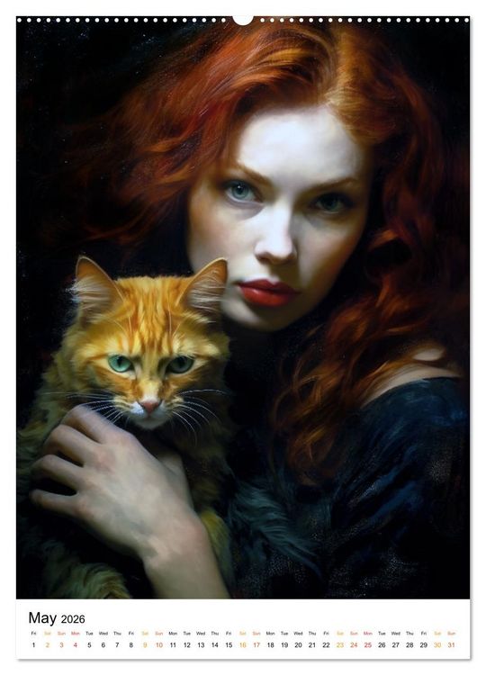 Produktbild: Purrrfect Companions (Wall Calendar 2026 DIN A2 portrait), CALVENDO 12 Month Wall Calendar
