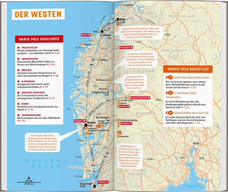 Produktbild: MARCO POLO Reiseführer Norwegen