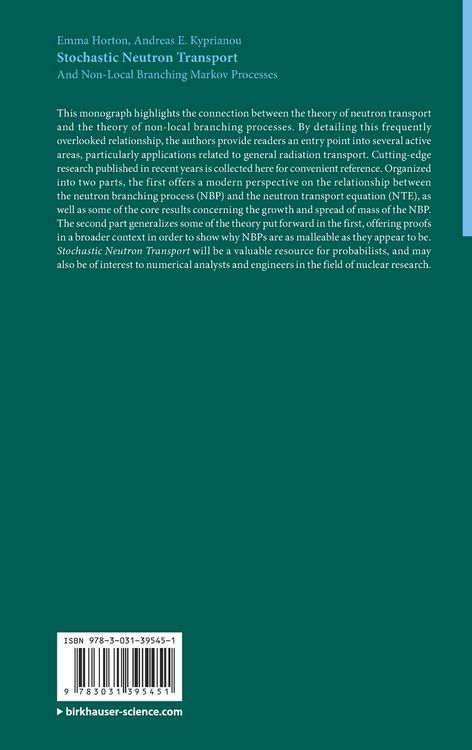 Produktbild: Stochastic Neutron Transport