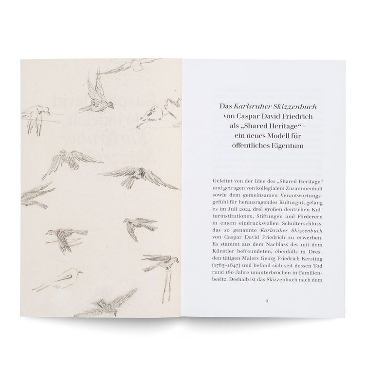 Produktbild: Caspar David Friedrich. Karlsruher Skizzenbuch (Schmuckausgabe)
