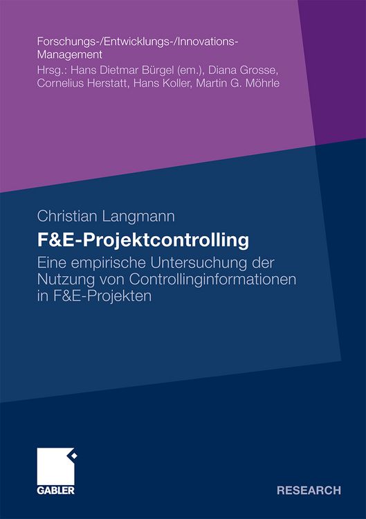 Produktbild: F&E-Projektcontrolling