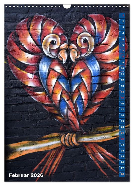 Produktbild: London - Hotspot der Street Art (Wandkalender 2026 DIN A3 hoch), CALVENDO Monatskalender