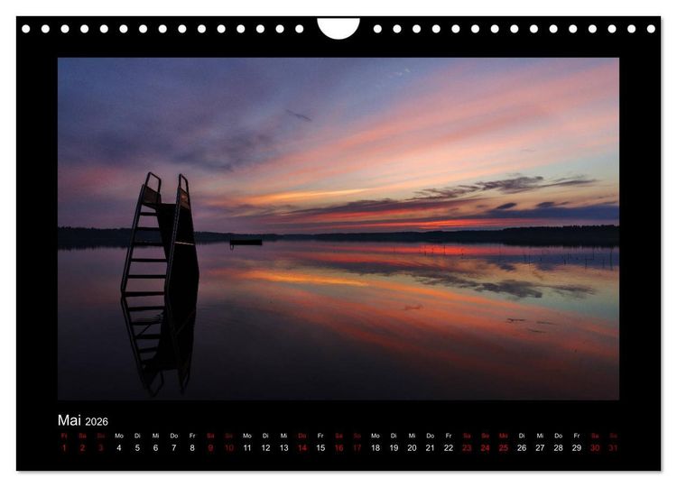 Produktbild: Finnland - Nordische Farbenspiele (Wandkalender 2026 DIN A4 quer), CALVENDO Monatskalender