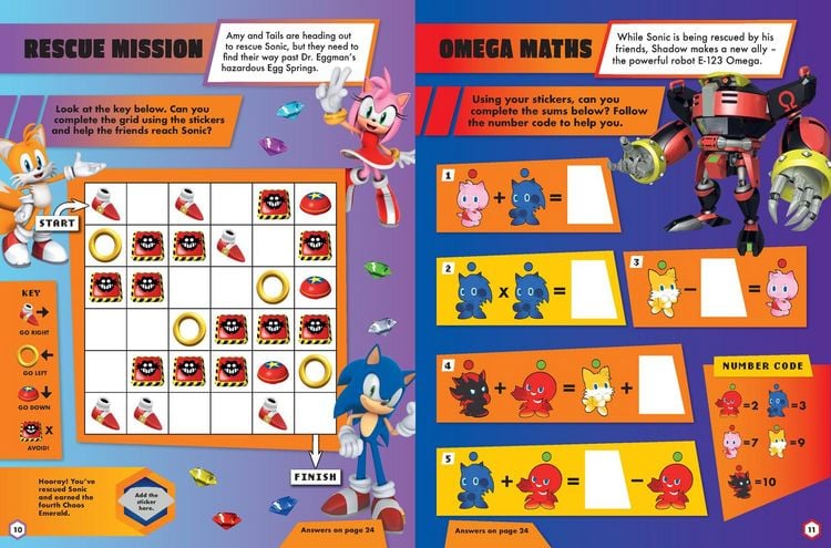 Produktbild: Sonic the Hedgehog Sticker Quest: Sonic vs Shadow