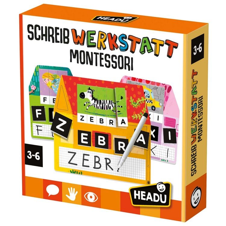 Produktbild: HEADU Montessori Schreibwerkstatt 3-6 Jahre
