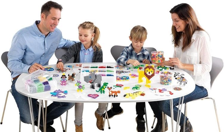 Produktbild: Hama 7917 - DIY B&uuml;gelperlen Midi 5+, Motiv Peppa Pig, Geschenkpackung, 4000 St&uuml;ck
