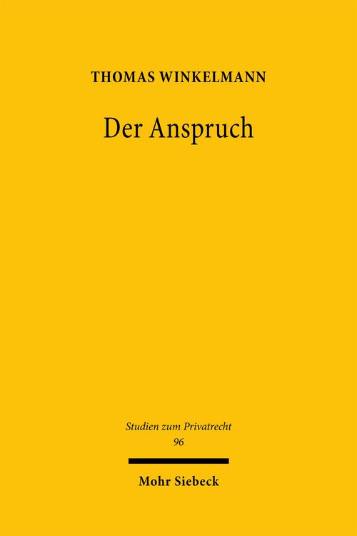Produktbild: Der Anspruch