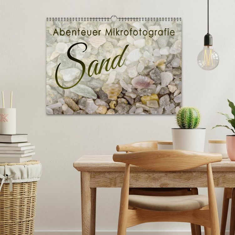 Produktbild: Abenteuer Mikrofotografie Sand (Wandkalender 2026 DIN A3 quer), CALVENDO Monatskalender