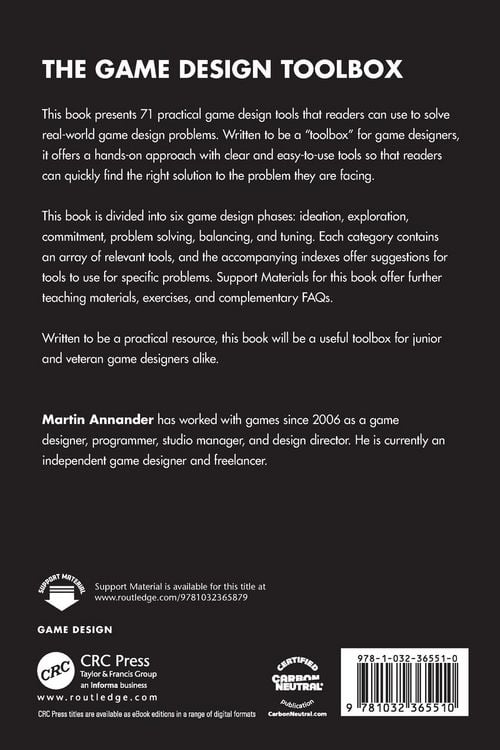 Produktbild: The Game Design Toolbox