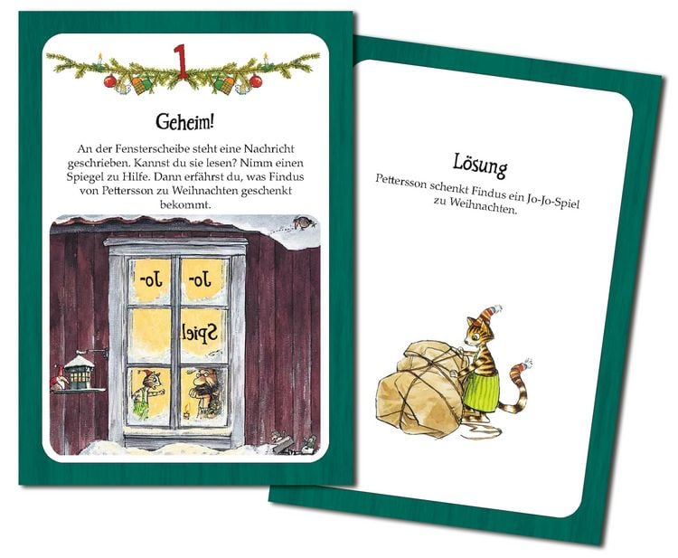 Produktbild: Pettersson und Findus feiern Weihnachten. Adventskalender