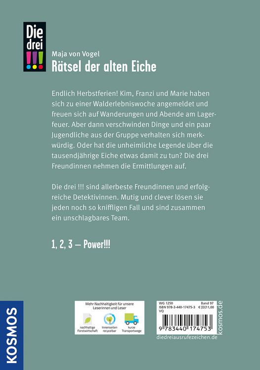 Produktbild: Die drei !!!, 97, R&auml;tsel der alten Eiche