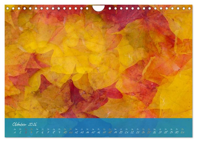 Produktbild: Natur abstrakt Farben und Strukturen (Wandkalender 2026 DIN A4 quer), CALVENDO Monatskalender