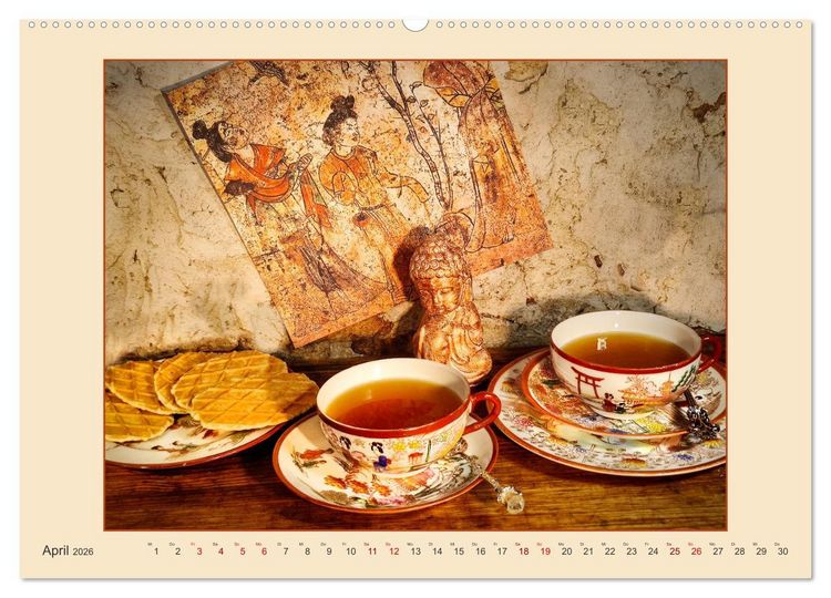 Produktbild: Im Caf&eacute; Nostalgie (Wandkalender 2026 DIN A2 quer), CALVENDO Monatskalender