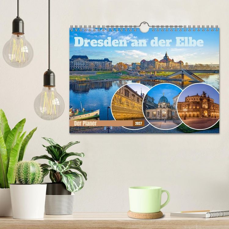 Produktbild: Dresden an der Elbe - Der Planer (Wandkalender 2027 DIN A4 quer), CALVENDO Monatskalender