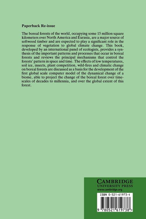 Produktbild: A Systems Analysis of the Global Boreal Forest