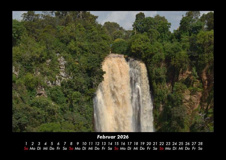 Produktbild: Wasserf&auml;lle 2026 Fotokalender DIN A3