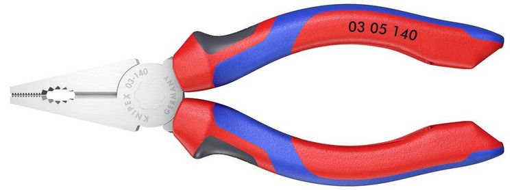 Produktbild: Knipex 03 05 140 Werkstatt Kombizange 140mm DIN ISO 5746