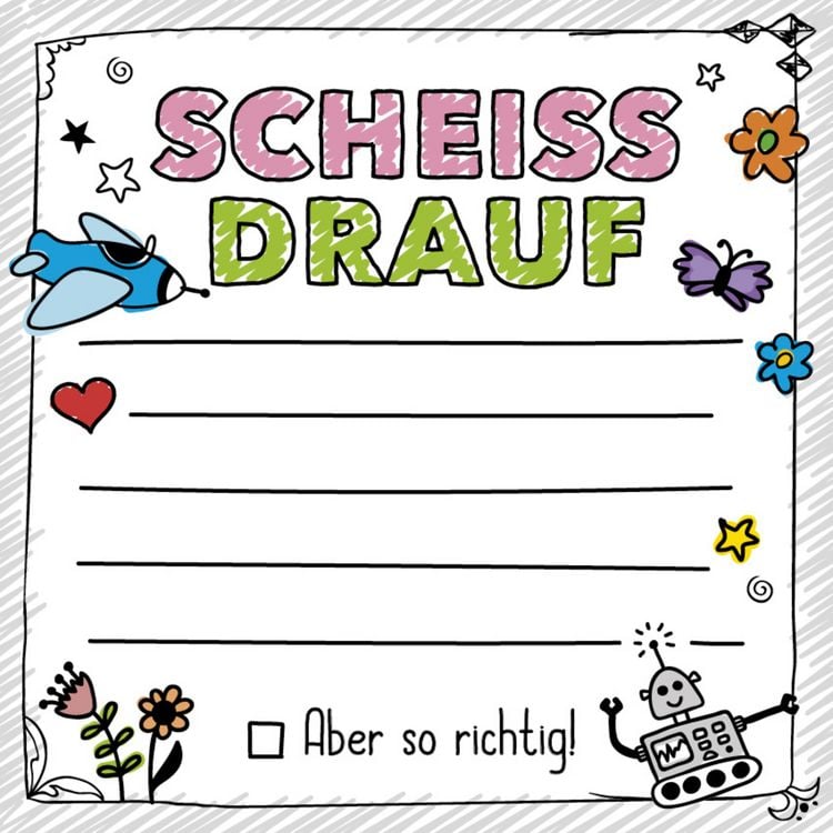 Produktbild: FUCK: Schei&szlig; drauf &ndash; Klebezettel