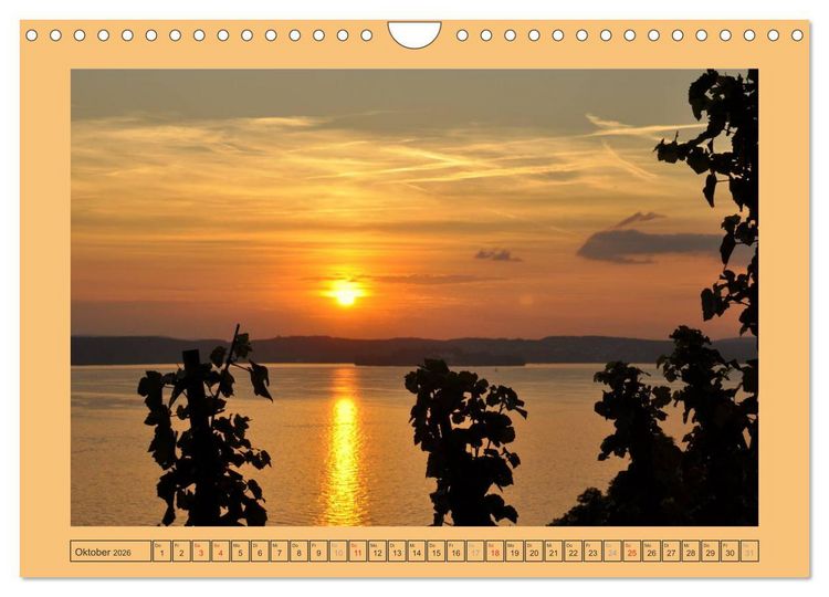 Produktbild: Impressionen vom sch&ouml;nen Bodensee (Wandkalender 2026 DIN A4 quer), CALVENDO Monatskalender