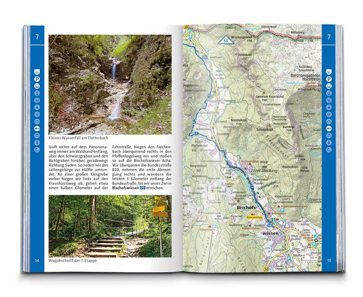 Produktbild: KOMPASS Wanderf&uuml;hrer SalzAlpenSteig, Chiemsee, K&ouml;nigssee, Hallst&auml;tter See, 40 Touren