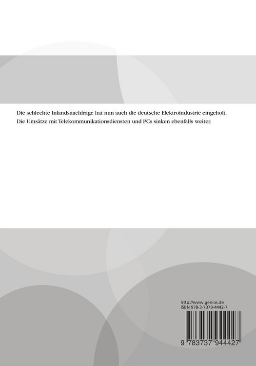 Produktbild: Branchenreport IT, Elektronik, Telekommunikation