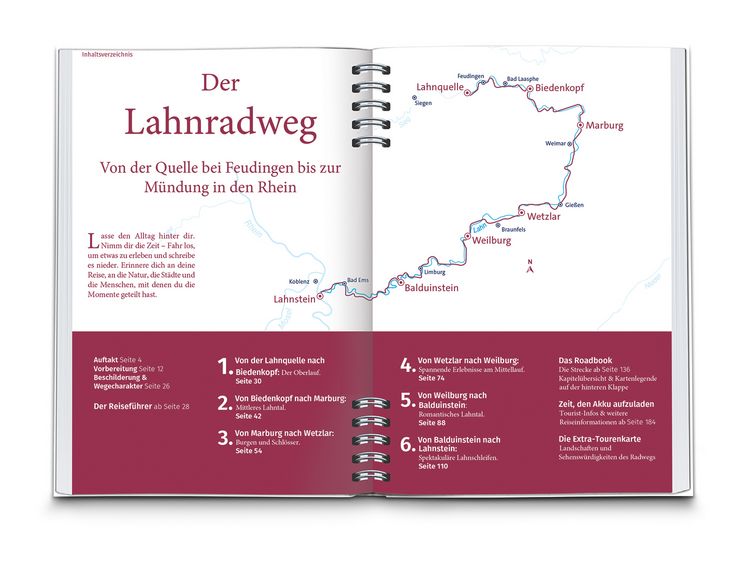 Produktbild: KOMPASS Radreisef&uuml;hrer Lahnradweg