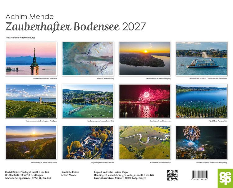 Produktbild: Zauberhafter Bodensee 2027