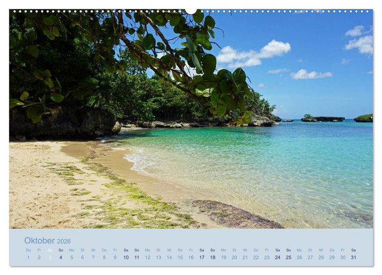 Produktbild: Tropentraum - Impressionen aus der Dominikanischen Republik (Wandkalender 2026 DIN A2 quer), CALVENDO Monatskalender