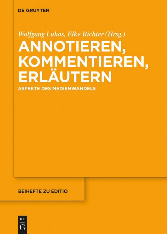 Produktbild: Annotieren, Kommentieren, Erl&auml;utern