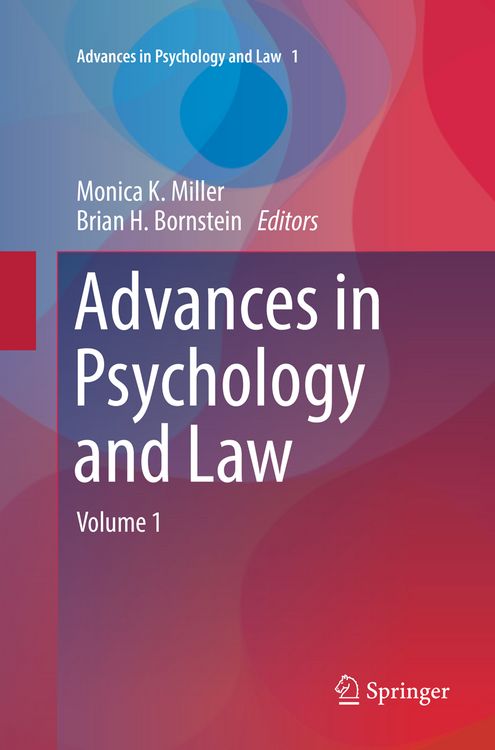 Produktbild: Advances in Psychology and Law