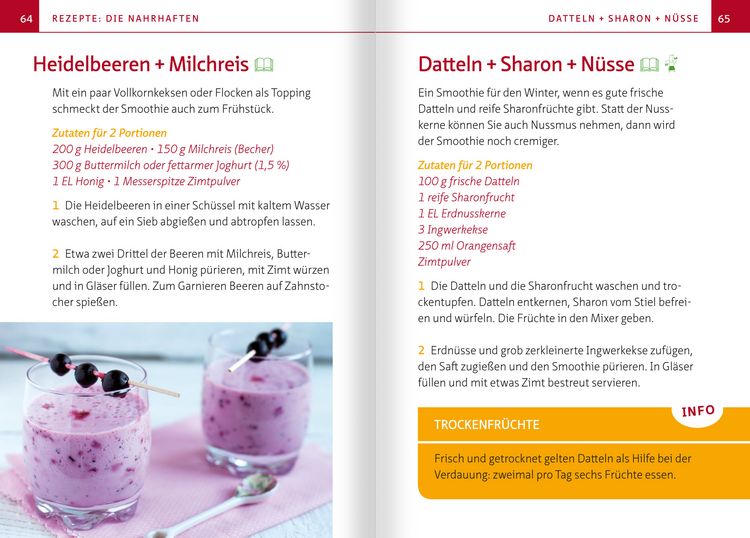 Produktbild: Smoothies f&uuml;r K&ouml;rper, Geist und Seele. Kompakt-Ratgeber