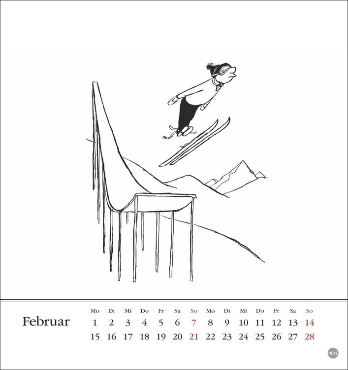 Produktbild: Loriot Postkartenkalender 2027