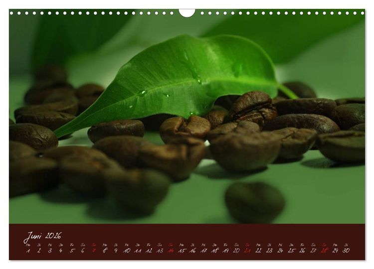 Produktbild: Kaffee Genuss Jahreskalender (Wandkalender 2026 DIN A3 quer), CALVENDO Monatskalender