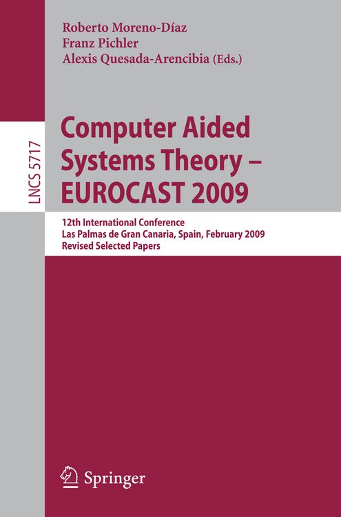 Produktbild: Computer Aided Systems Theory - EUROCAST 2009