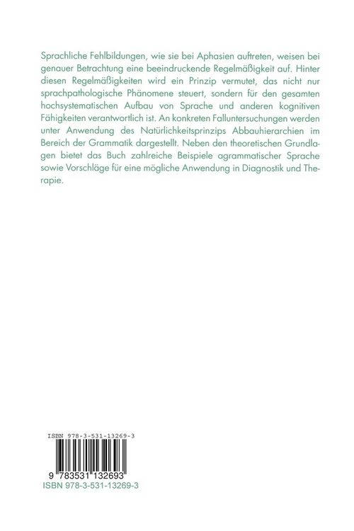 Produktbild: Aphasie und Nat&uuml;rlichkeit