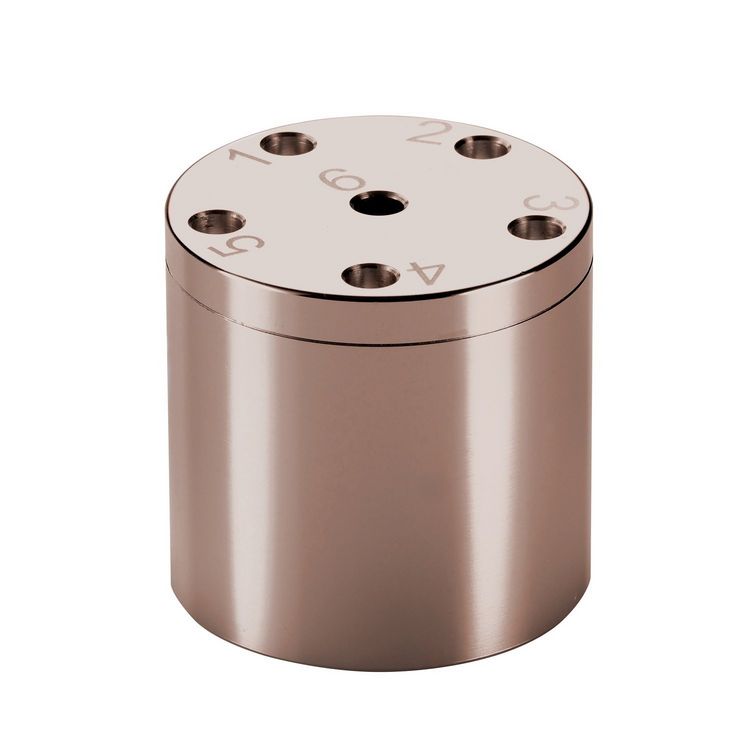 Produktbild: BestSaller 3003 - SUPER SIX Premium Aluminum rose-gold, 36 Spielst&auml;bchen & 2 W&uuml;rfel