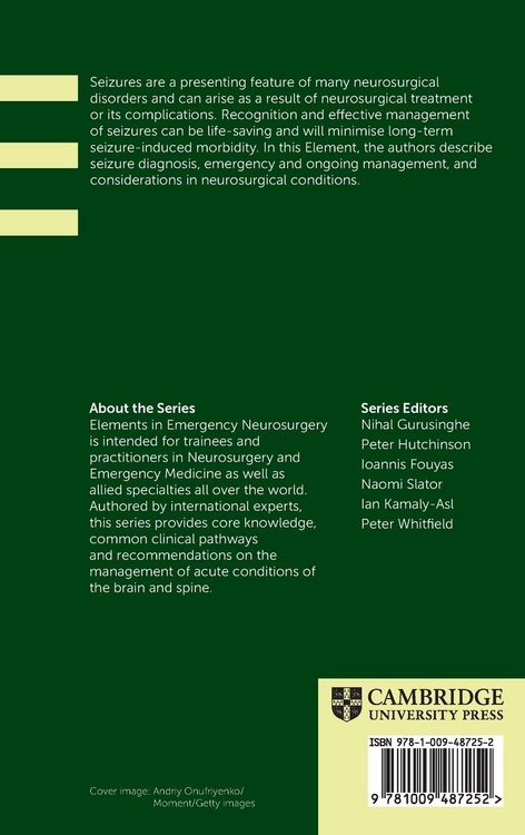 Produktbild: Management of Seizures in Neurosurgical Practice