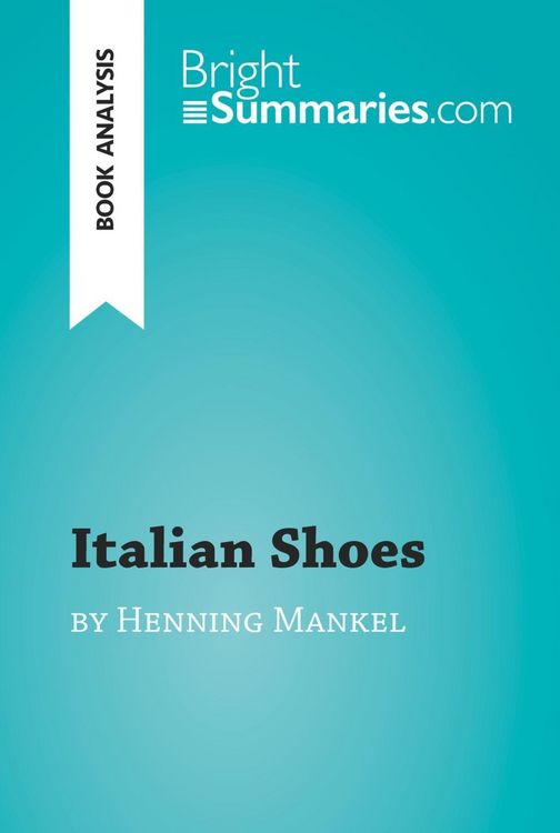 Produktbild: Italian Shoes by Henning Mankell (Book Analysis)