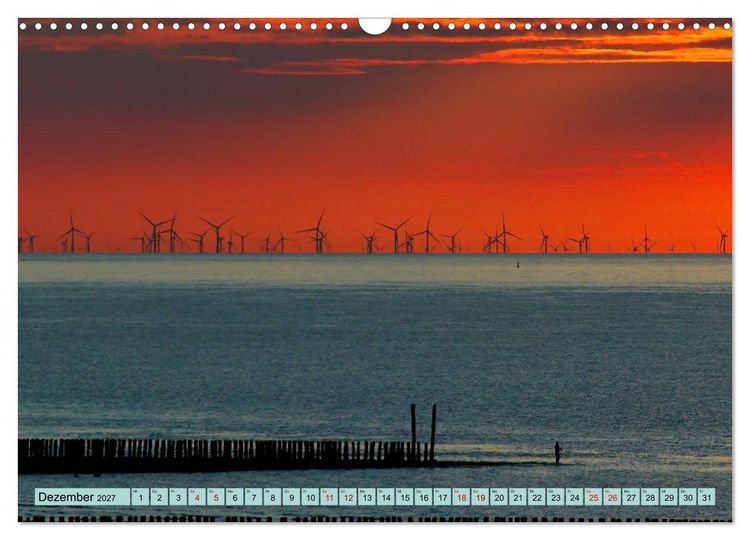 Produktbild: Magische K&uuml;ste Zeeland (Wandkalender 2027 DIN A3 quer), CALVENDO Monatskalender