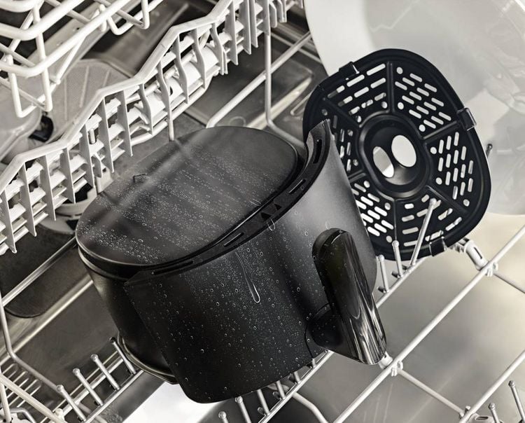 Produktbild: GourmetMaxx Hei&szlig;luft-Fritteuse Mechanisch 2,3l Hei&szlig;luft-Fritteuse 1000W Schwarz