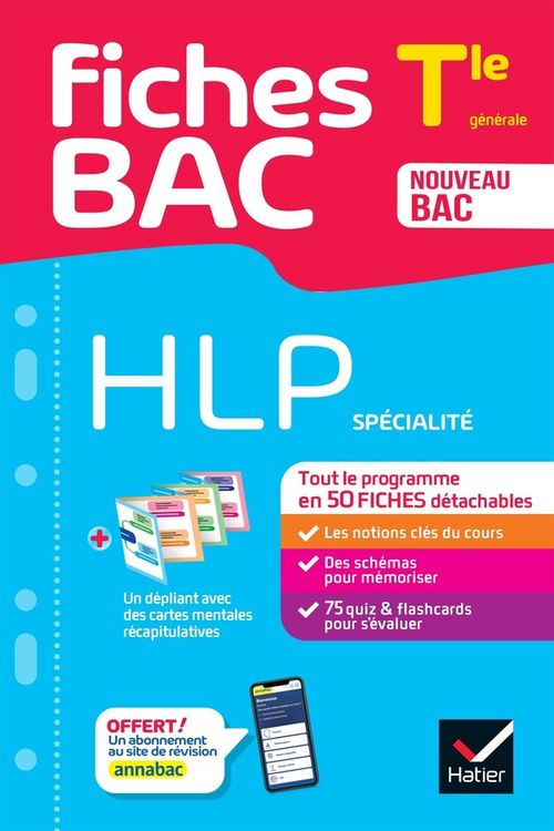 Produktbild: Fiches bac hlp tle specialite bac