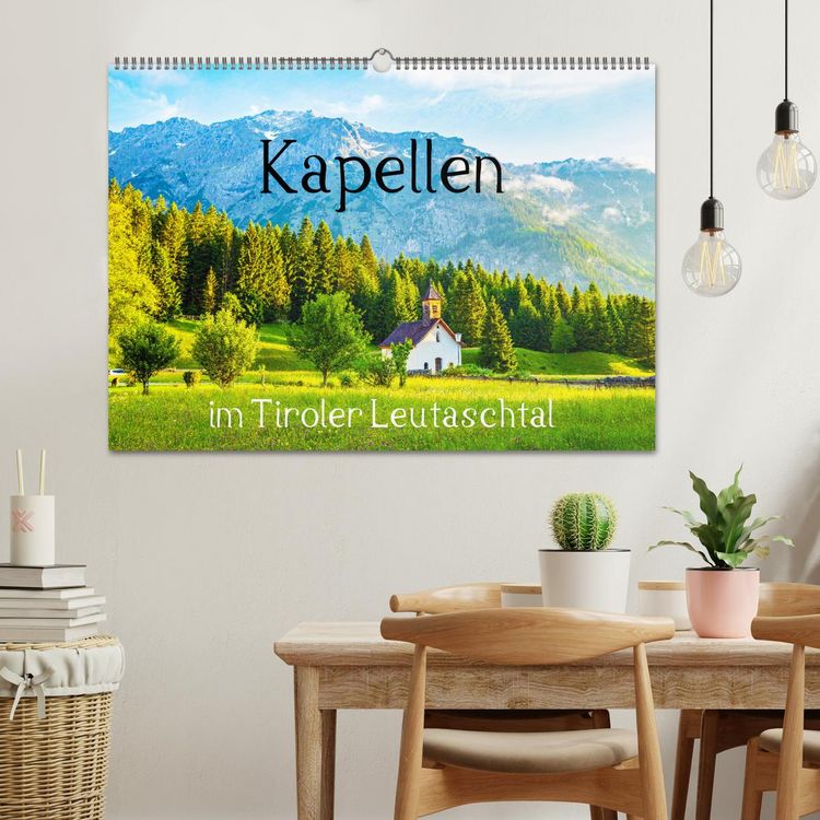 Produktbild: Kapellen im Tiroler Leutaschtal (Wandkalender 2026 DIN A2 quer), CALVENDO Monatskalender