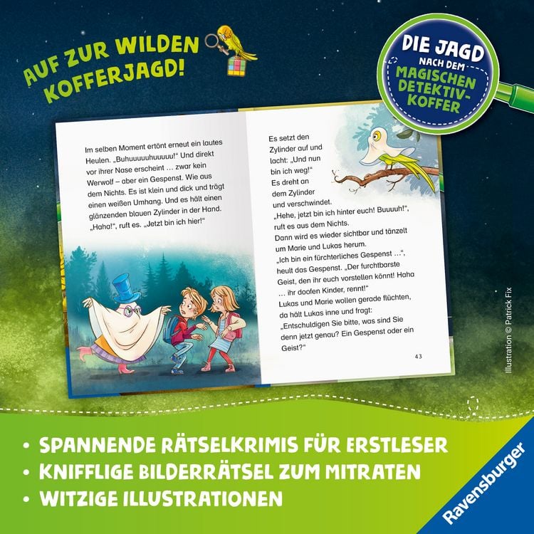 Produktbild: Die Jagd nach dem magischen Detektivkoffer, Band 7 - Das verflixt verfluchte Geisterhaus